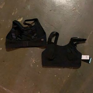 GAP black nursing bras (set of 2)